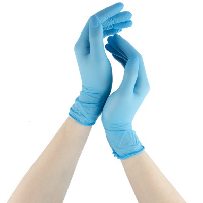 Перчатки нитриловые, голубые Soline charms размер XS